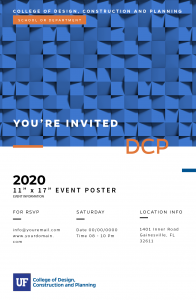 11” x 17” EVENT POSTER